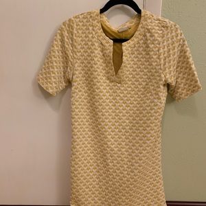 Vintage Yellow Mini Dress